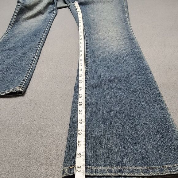 Nine West Womens Jeans 6/27 Average West End Boot Metro Wash Faded Front - Picture 2 of 12